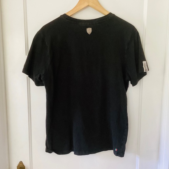 Men’s Authentic Puma Ferrari Black T-shirt size M Formula One Racing Cars Italy - Picture 12 of 13